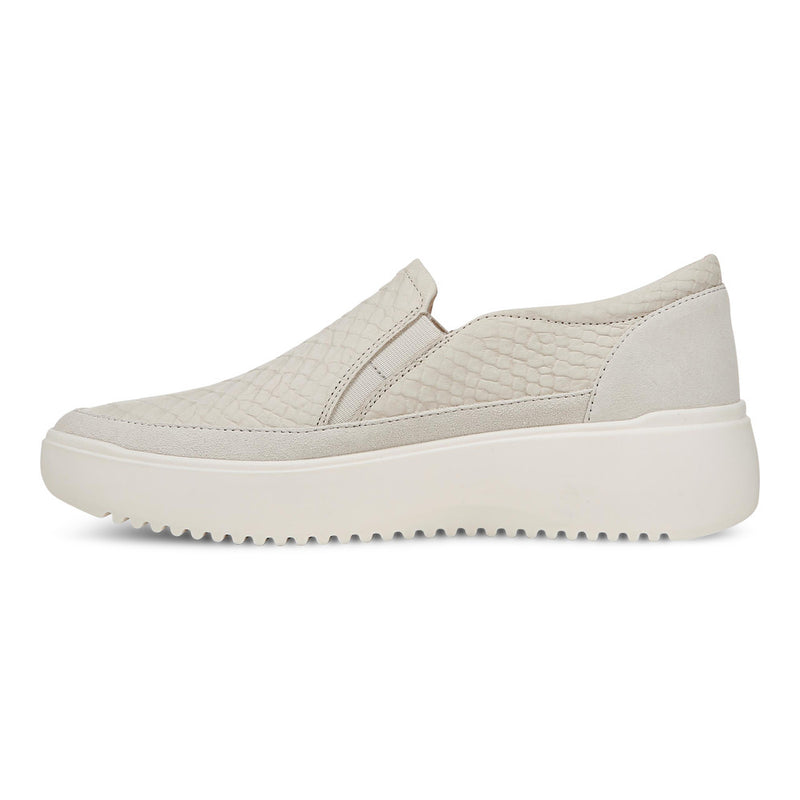 Women's Vionic Kearny Slip-On - Cream Snake Leather