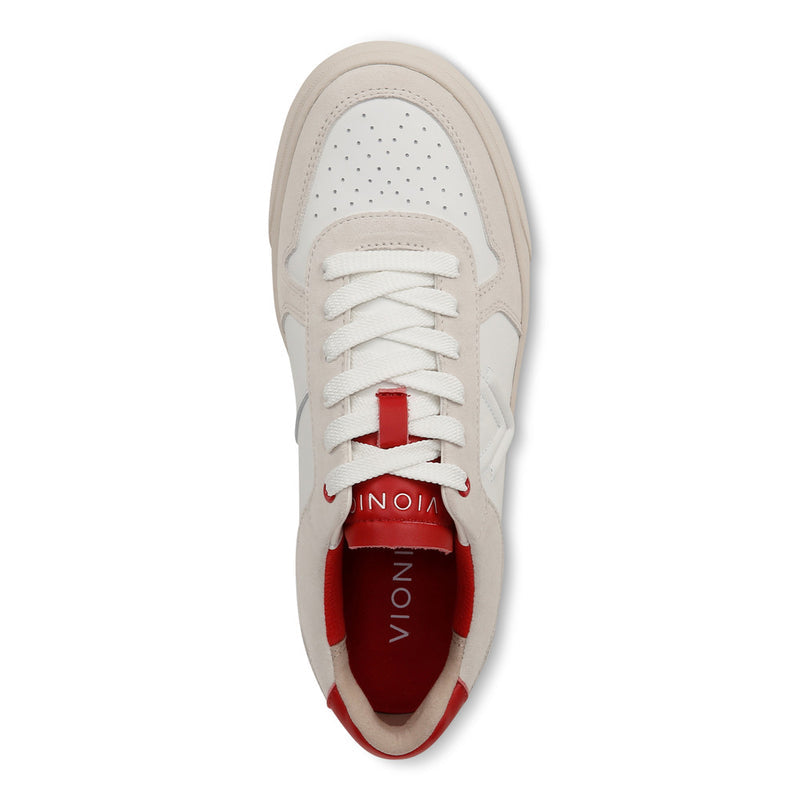 Women's Vionic Kimmie Court - Cream/Red
