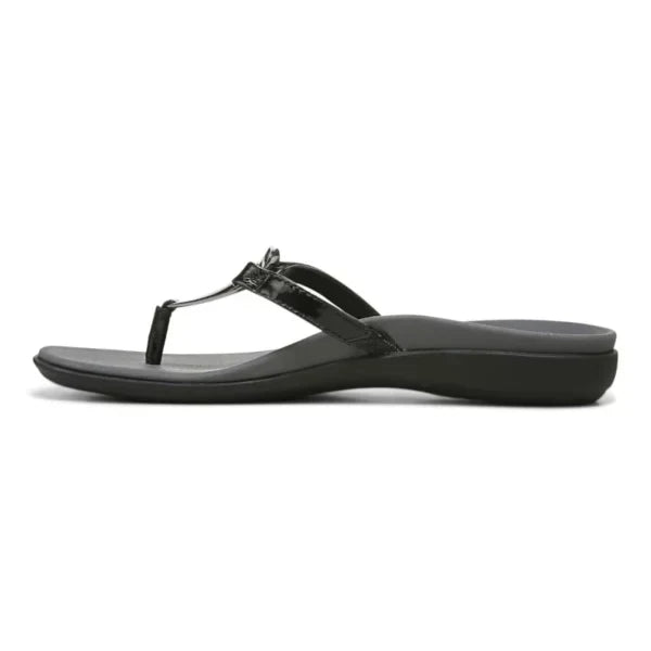 Women's Vionic Raysa Toe Post Sandal - Black