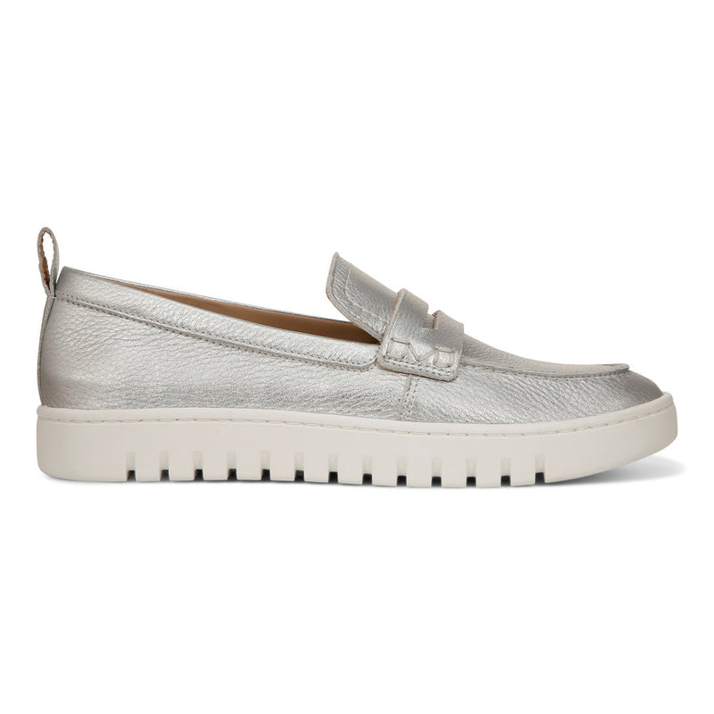 Women’s Vionic Uptown Loafer – Silver Leather