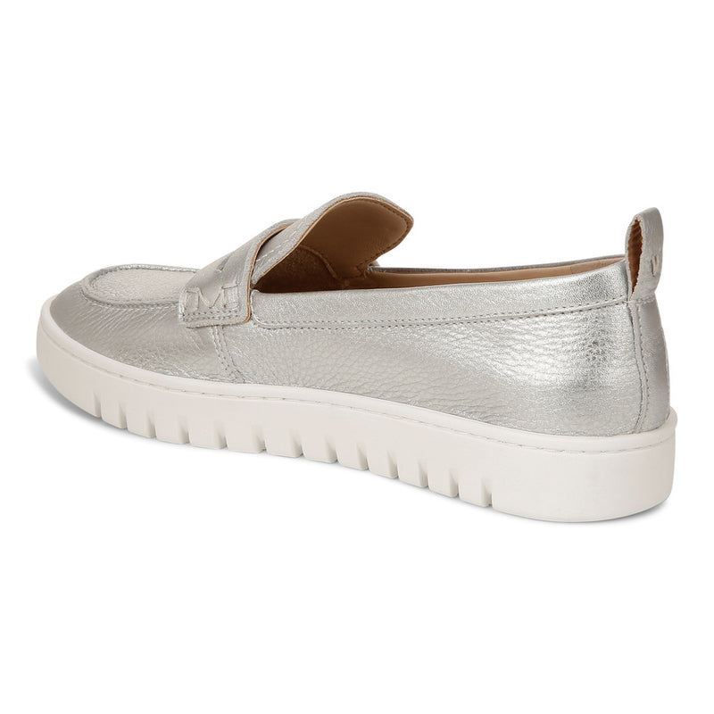Women’s Vionic Uptown Loafer – Silver Leather
