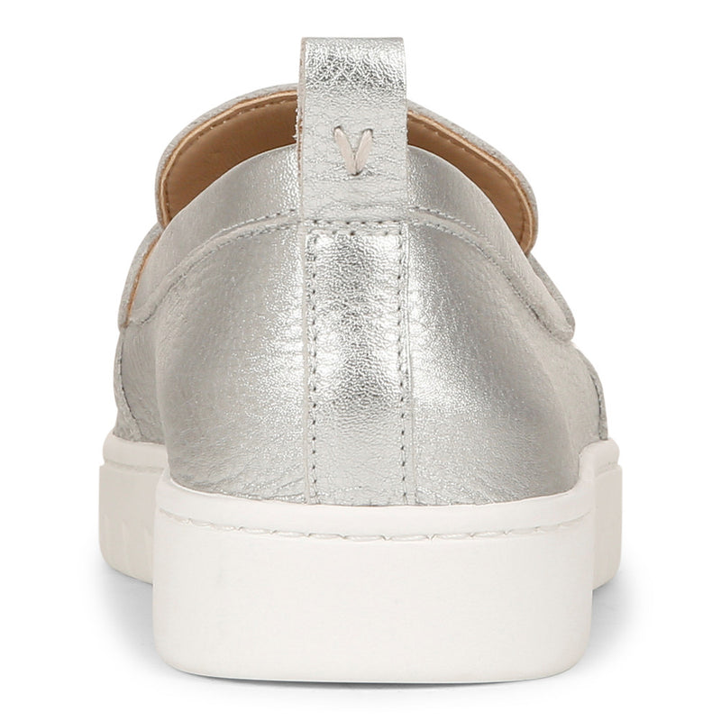 Women’s Vionic Uptown Loafer – Silver Leather