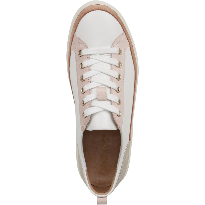Women’s Vionic Winny – White/Gold Leather