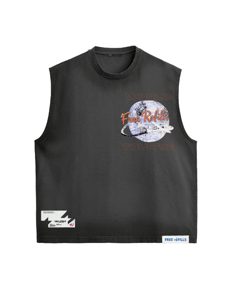 WORLD CUT OFF TEE