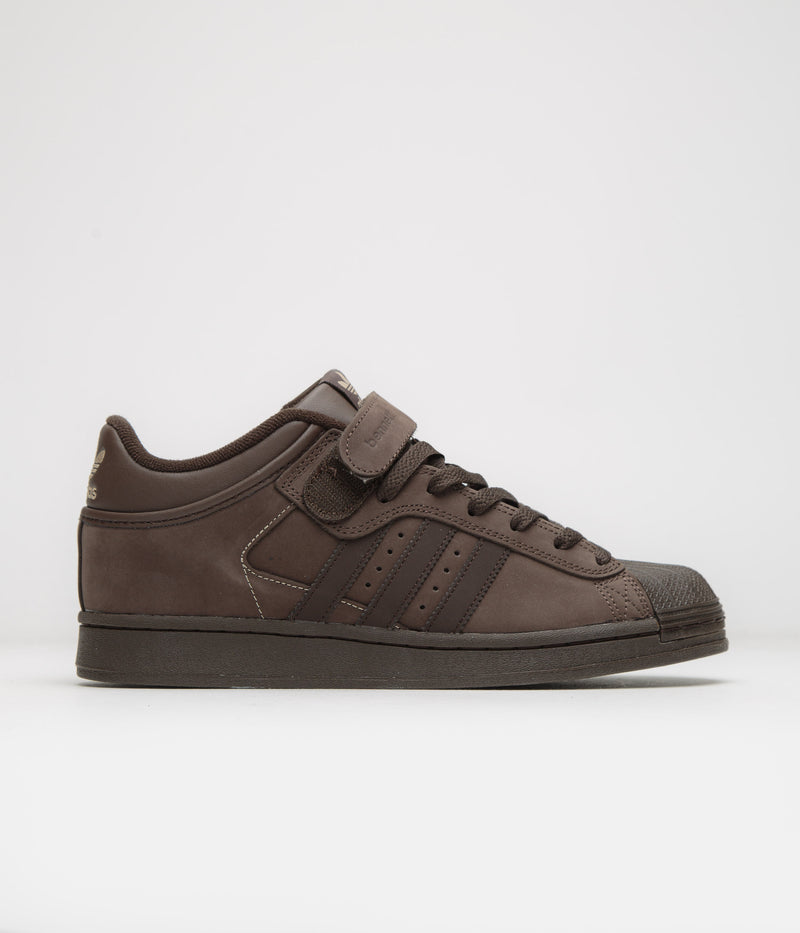 Adidas x Niels Pro Shell ADV Shoes in Brown and Dark Brown / Magic Beige