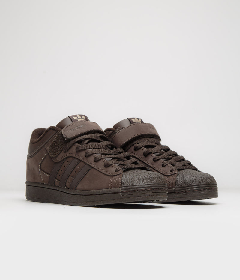 Adidas x Niels Pro Shell ADV Shoes in Brown and Dark Brown / Magic Beige