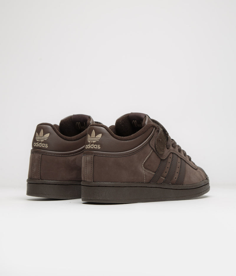 Adidas x Niels Pro Shell ADV Shoes in Brown and Dark Brown / Magic Beige