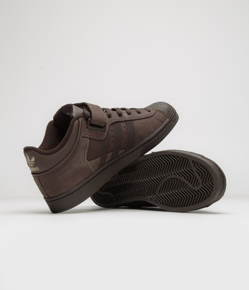 Adidas x Niels Pro Shell ADV Shoes in Brown and Dark Brown / Magic Beige
