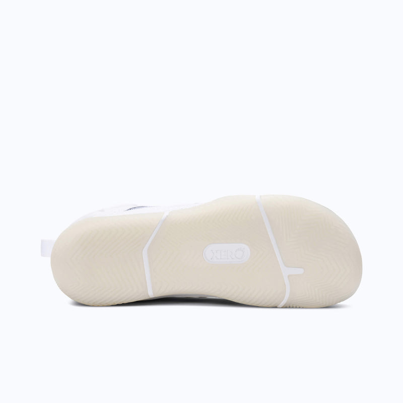 Xero Shoes X1 Mid Women Shoe Outsole at White with Toe Facing Right