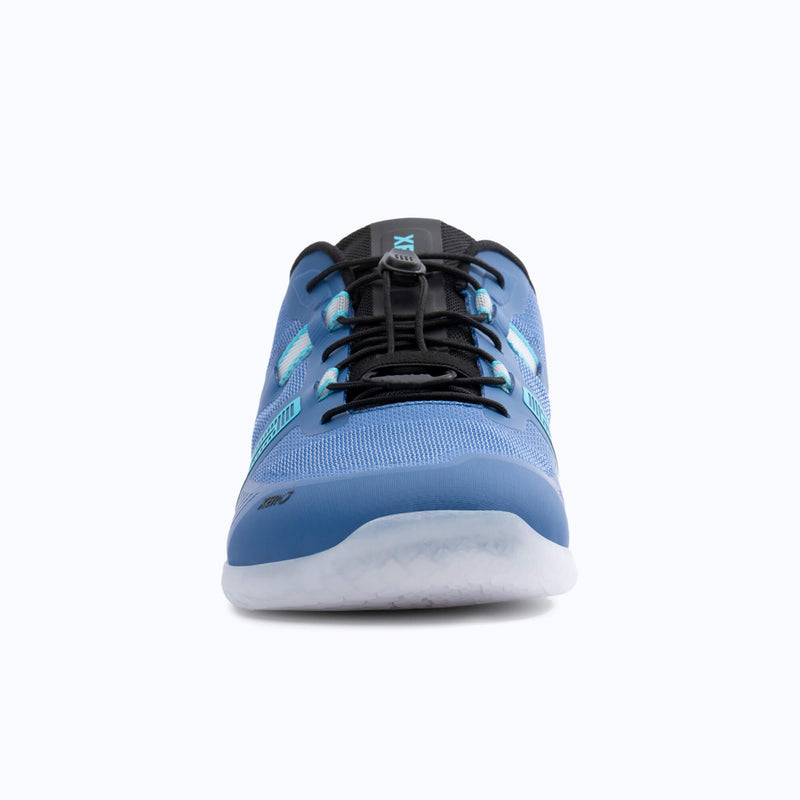 Xero Shoes XT Max Men Shoe in Blue with Black Quick Laces and with Toe Facing Front