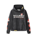 Front View of the You Aren't ALOCS Hyde Park Hoodie in Black