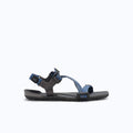 Xero Shoes Z-Trail - Big Kids Sandal in Blue with Toe Facing Right
