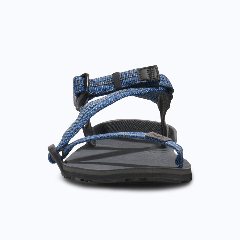 Xero Shoes Z-Trail - Big Kids Sandal in Blue with Toe Facing Front