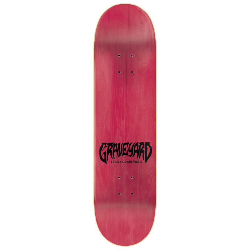 Zero x Graveyard Logo Skateboard Deck - 8.50"